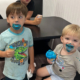 children eating ice cream at Rincon Ice Cream Social and Ribbon-Cutting