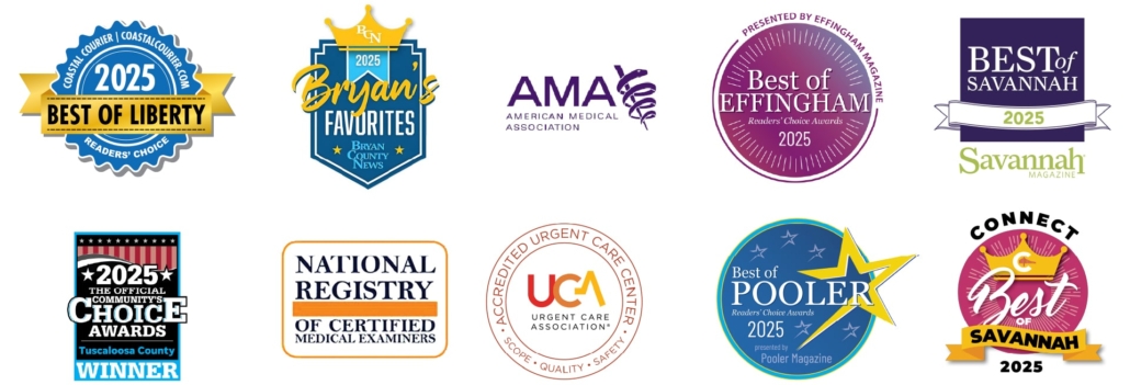 Awards won by ExperCARE locations, indicating best urgent and QuickCare locations Awards won by ExperCARE locations, indicating best urgent and QuickCare locations