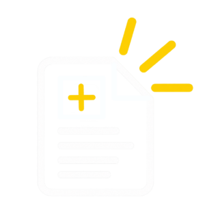 graphic icon depicting a medical record